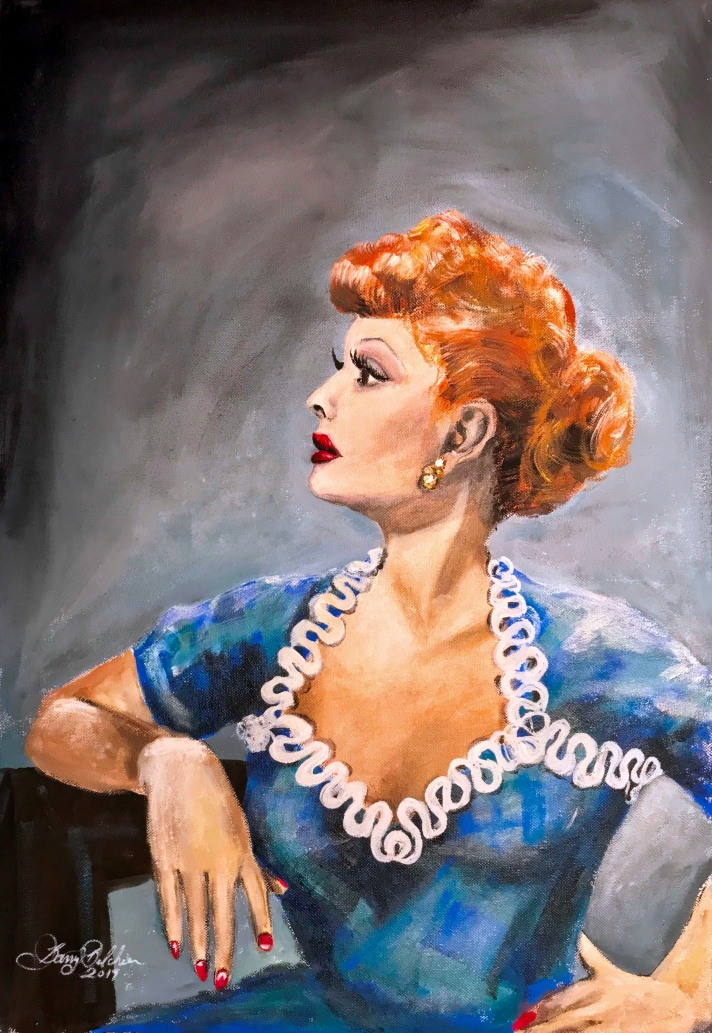 Lucille Ball Painting